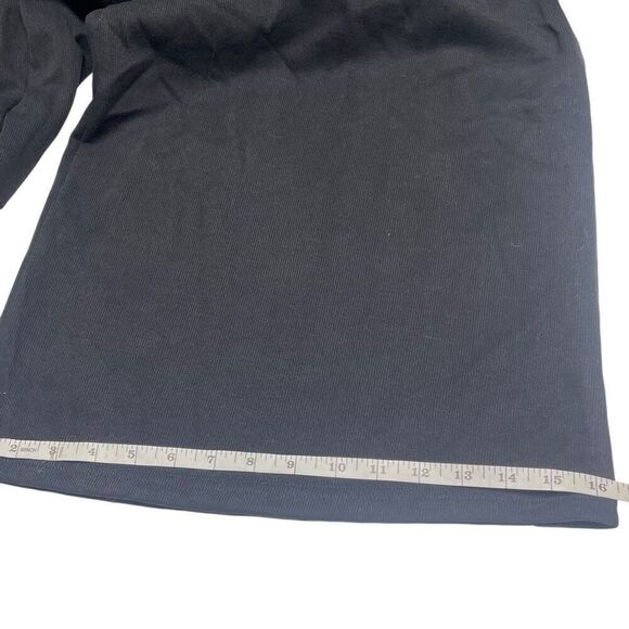 Jade by Jane Black Knit Button Front Wide Leg Jumpsuit - Picture 8 of 9